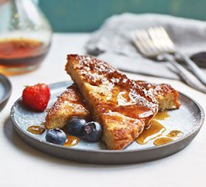 recipe pain perdu with roasted apples